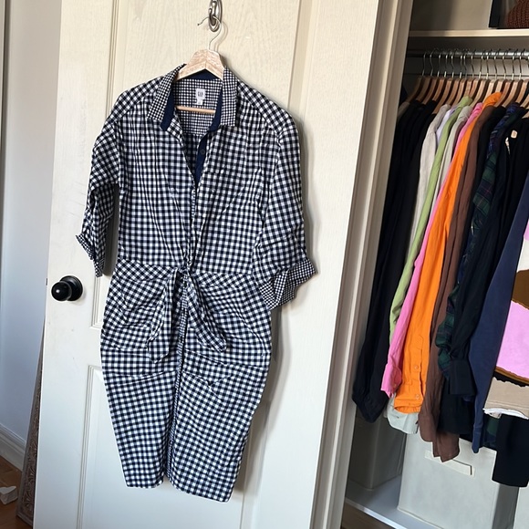 3/$30 EUC gap x Sarah Jessica Parker vintage style cotton poplin dress in size S - Picture 2 of 6